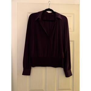 White House Black Market Purple Top